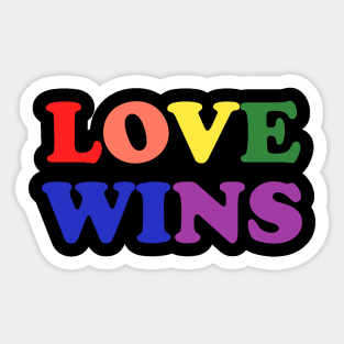 Love Wins Sticker